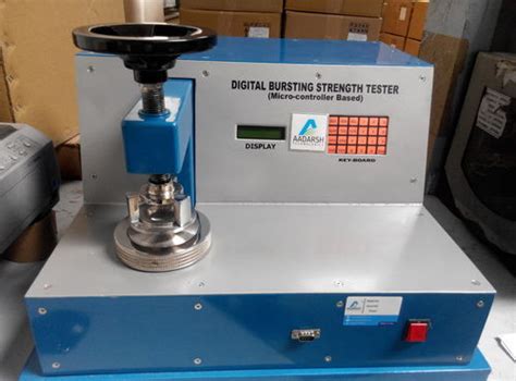 aluminium foil for calibration of bursting strength tester|bursting strength tester procedure.